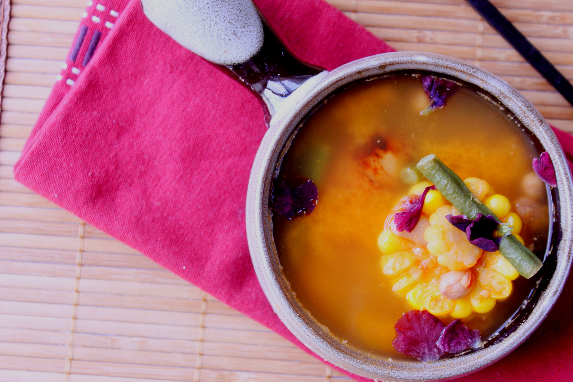 Caroline’s Sayur Asem (Tamarind Soup with Vegetables)